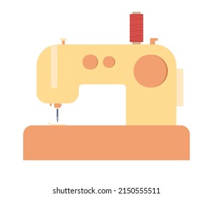 Sewing machine icon. Tailor concept. Vector flat illustration