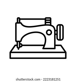 Sewing machine icon. tailor sign. vector illustration