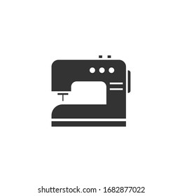 sewing machine icon template color editable. sewing machine symbol vector sign isolated on white background.