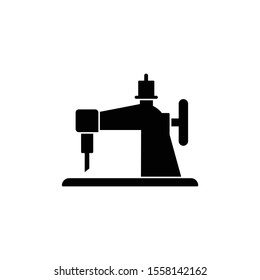 Sewing machine icon in trendy flat style isolated on white background. Symbol for your web site design, logo, app, UI. Vector illustration, EPS