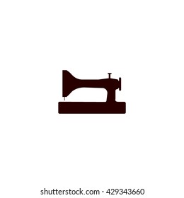 Sewing machine icon vector