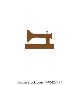 Sewing machine icon vector