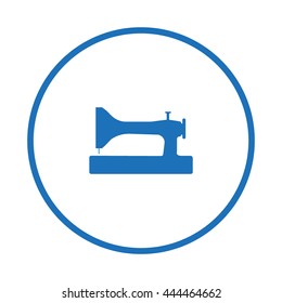 Sewing machine icon vector