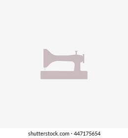 Sewing machine icon vector