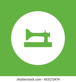 Sewing machine icon vector