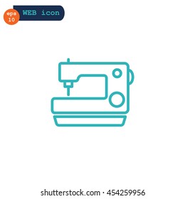  Sewing machine Icon Vector.