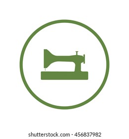 Sewing machine icon vector