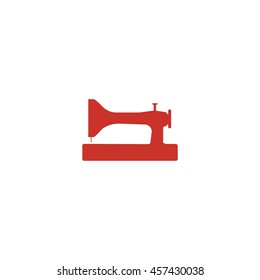 Sewing machine icon vector