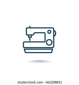 Sewing machine Icon Vector.