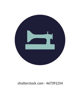 Sewing machine icon vector