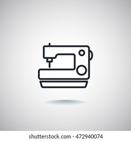  Sewing machine Icon Vector.