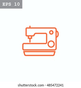  Sewing machine Icon Vector.