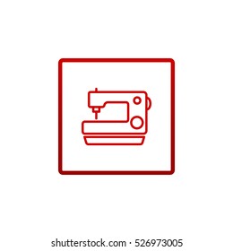  Sewing machine Icon Vector.
