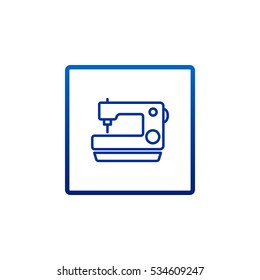  Sewing machine Icon Vector.