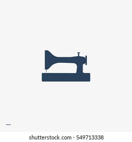 Sewing machine icon vector