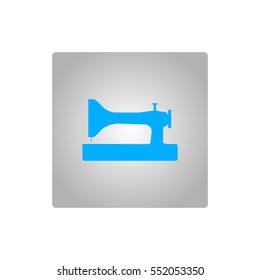 Sewing machine icon vector