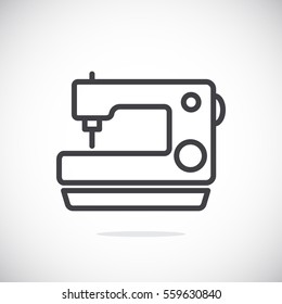  Sewing machine Icon Vector.