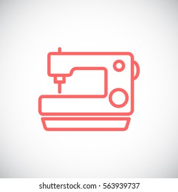  Sewing machine Icon Vector.