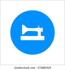 Sewing machine icon vector