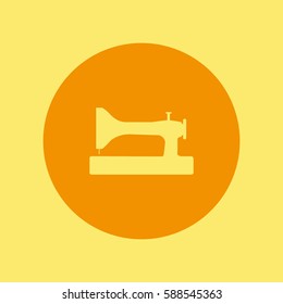 Sewing machine icon vector