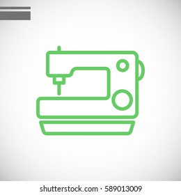  Sewing machine Icon Vector.