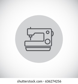  Sewing machine Icon Vector.