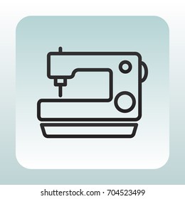  Sewing machine Icon Vector.