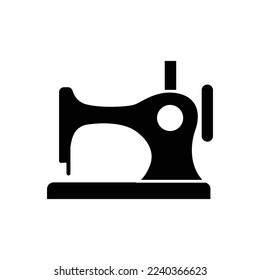 Sewing machine icon vector design template