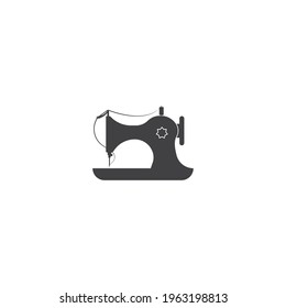 Sewing machine icon vector illustration design logo