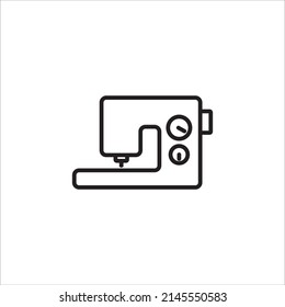 sewing machine icon vector illustration symbol