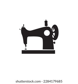 diseño de ilustración vectorial de icono de máquina de coser