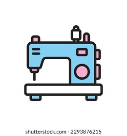 Sewing Machine Icon Vector Illustrator