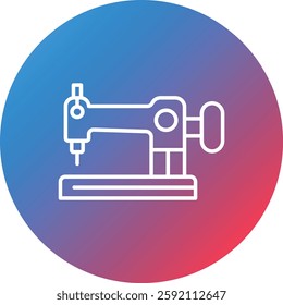 Sewing Machine icon vector image. Can also be used for web apps, mobile apps and print media.
