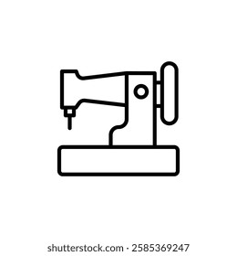 sewing machine iconVector illustration in black