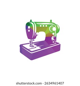 Máquina de costura Ilustração Forma única