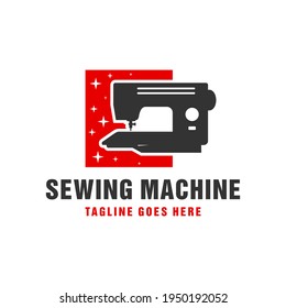 sewing machine industrial logo design