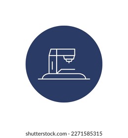 Sewing Machine, Industry milling machine icon