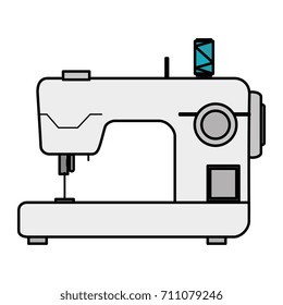 sewing machine isolated icon