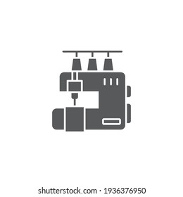 sewing machine line icon outline vector sign linear style pictogram isolated on white symbol