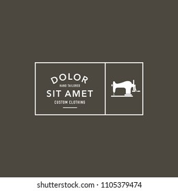 sewing machine logo