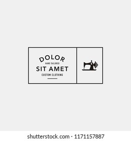 sewing machine logo