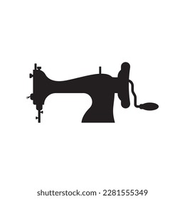 Sewing machine logo icon,illustration template design