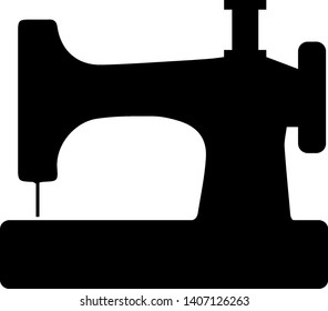 Sewing machine logo template vector icon design