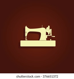 Sewing machine retro style.