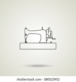 Sewing machine retro style.