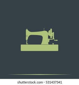 Sewing machine retro style.