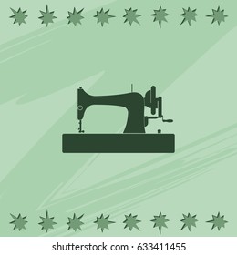 Sewing machine retro style.
