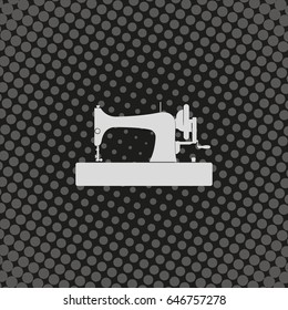 Sewing machine retro style.