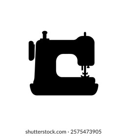 Sewing Machine silhouette icon vector design.