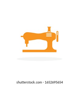 Sewing machine solid icon, 64x64 pixel perfect icon, small shadow on white background